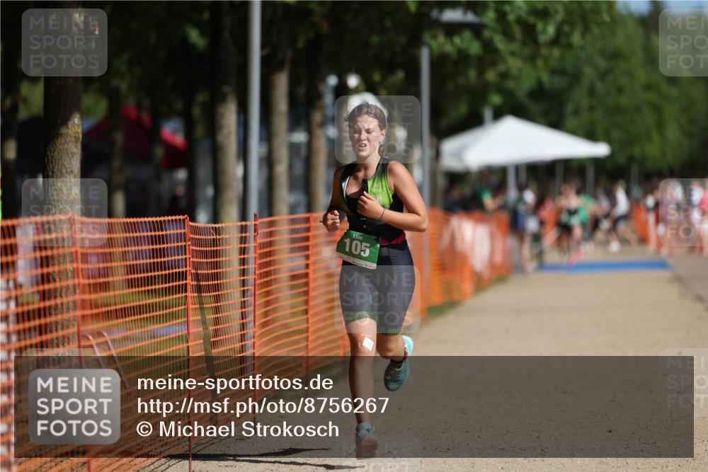 07.09.2025 - 19. Norderstedt Triathlon Michael Strokosch http://msf.ph/oto/8756267 07.09.2025 11:01:01 Laufen 105 meine-sportfotos.de