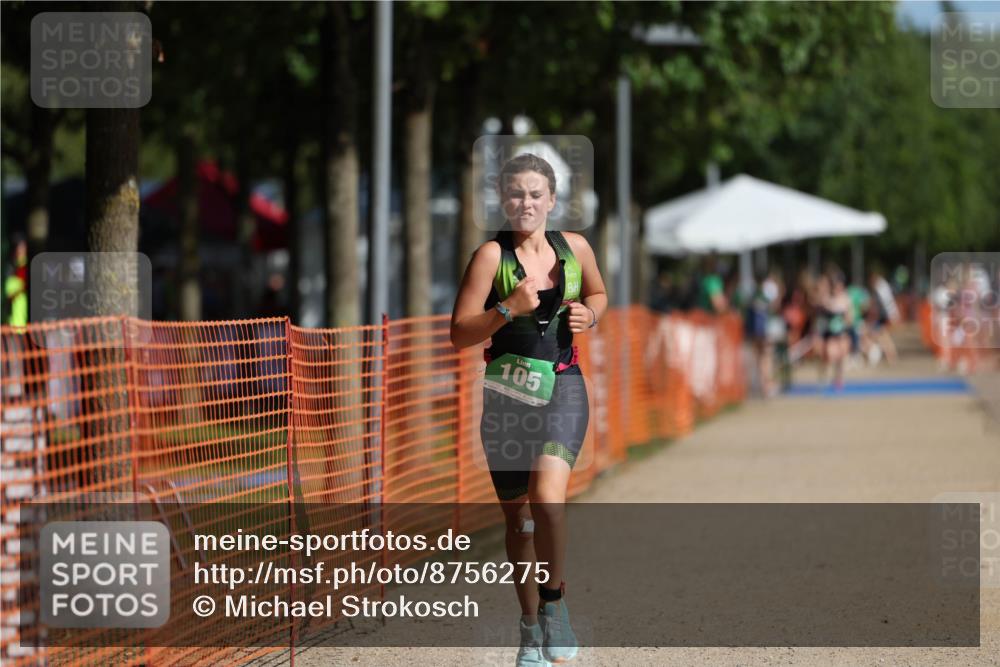 07.09.2025 - 19. Norderstedt Triathlon Michael Strokosch http://msf.ph/oto/8756275 07.09.2025 11:01:02 Laufen 105 meine-sportfotos.de