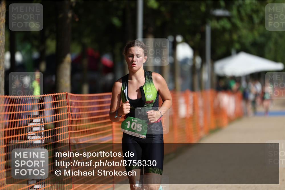 07.09.2025 - 19. Norderstedt Triathlon Michael Strokosch http://msf.ph/oto/8756330 07.09.2025 11:01:03 Laufen 105 meine-sportfotos.de