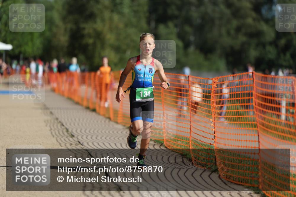 07.09.2025 - 19. Norderstedt Triathlon Michael Strokosch http://msf.ph/oto/8758870 07.09.2025 10:44:12 Laufen 96, 134 meine-sportfotos.de