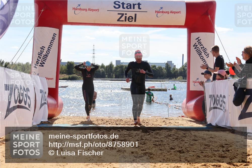 07.09.2025 - 19. Norderstedt Triathlon Luisa Fischer http://msf.ph/oto/8758901 07.09.2025 13:41:20 Schwimmen 363, 970 meine-sportfotos.de