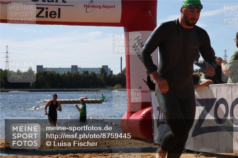 07.09.2025 - 19. Norderstedt Triathlon Luisa Fischer http://msf.ph/oto/8759445 07.09.2025 12:04:26 Schwimmen 224, 732 meine-sportfotos.de