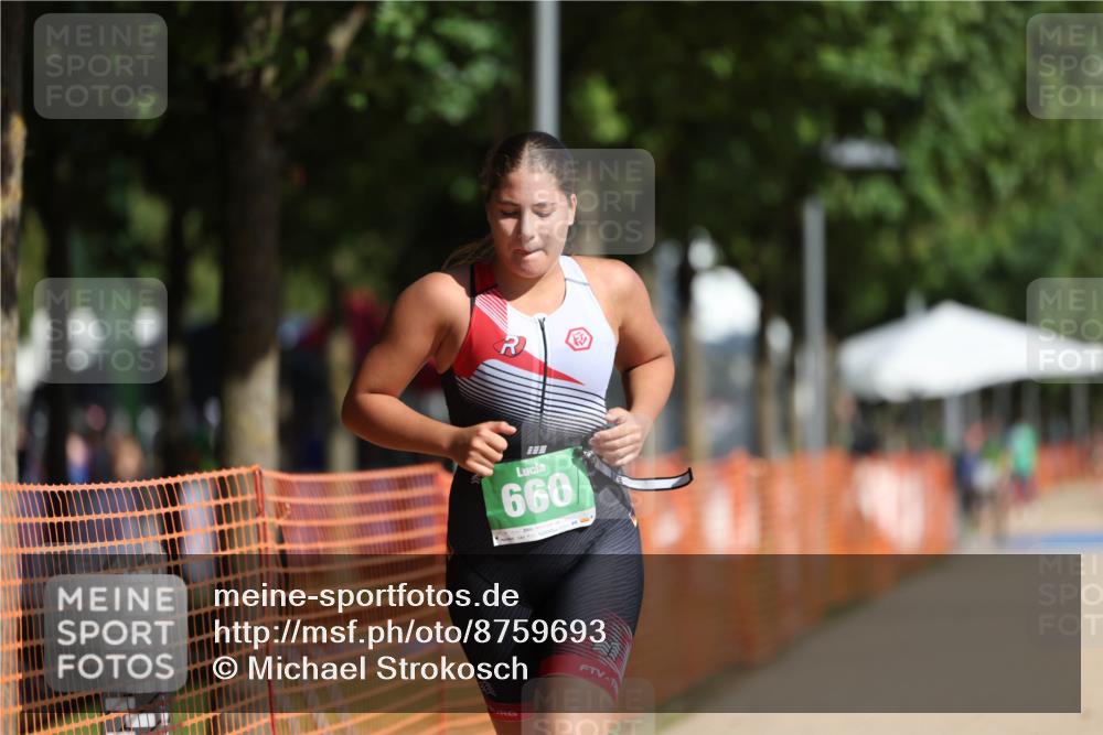 07.09.2025 - 19. Norderstedt Triathlon Michael Strokosch http://msf.ph/oto/8759693 07.09.2025 11:07:14 Laufen 660 meine-sportfotos.de