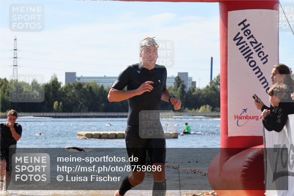 07.09.2025 - 19. Norderstedt Triathlon Luisa Fischer http://msf.ph/oto/8759696 07.09.2025 12:04:58 Schwimmen 739, 769, 811 meine-sportfotos.de