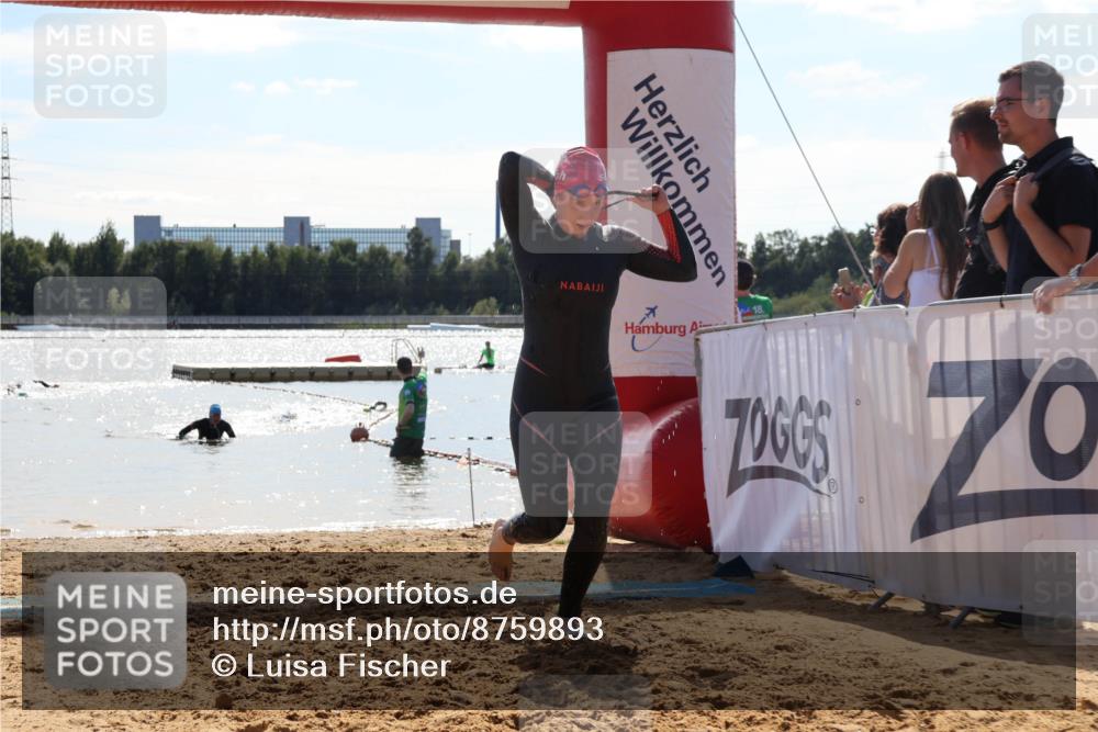07.09.2025 - 19. Norderstedt Triathlon Luisa Fischer http://msf.ph/oto/8759893 07.09.2025 14:11:59 Schwimmen 379, 474 meine-sportfotos.de