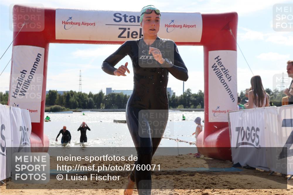 07.09.2025 - 19. Norderstedt Triathlon Luisa Fischer http://msf.ph/oto/8760071 07.09.2025 14:12:33 Schwimmen 462, 463, 475, 476 meine-sportfotos.de