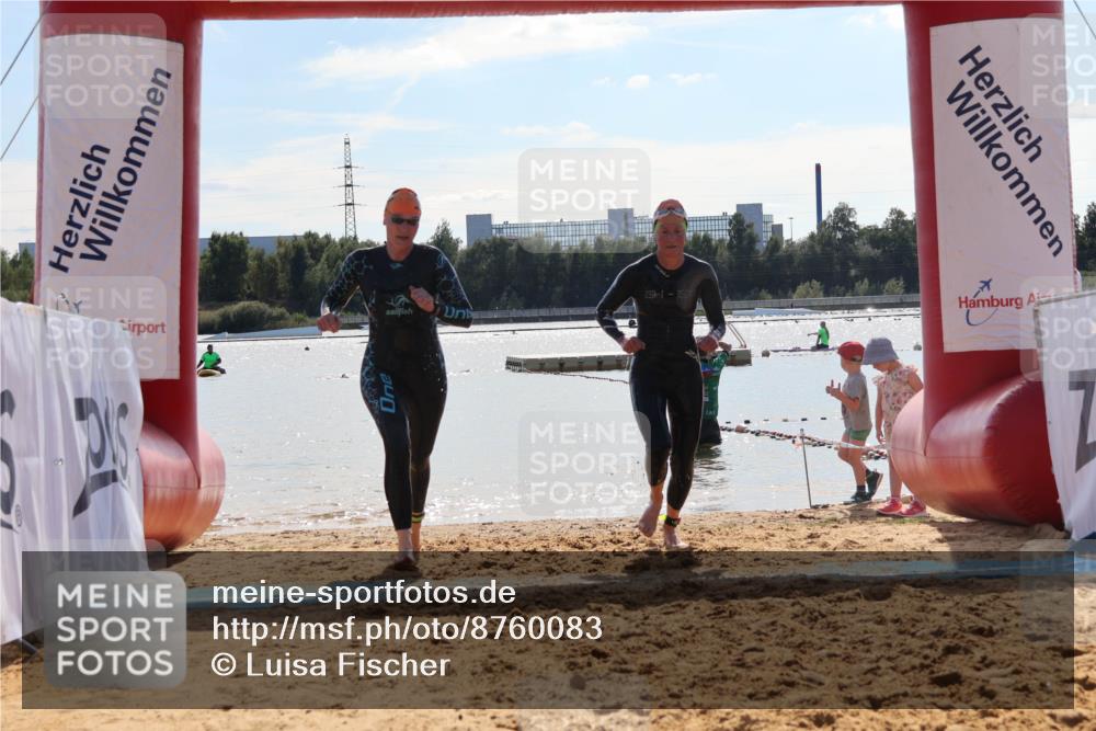 07.09.2025 - 19. Norderstedt Triathlon Luisa Fischer http://msf.ph/oto/8760083 07.09.2025 14:12:39 Schwimmen 462, 463, 476 meine-sportfotos.de