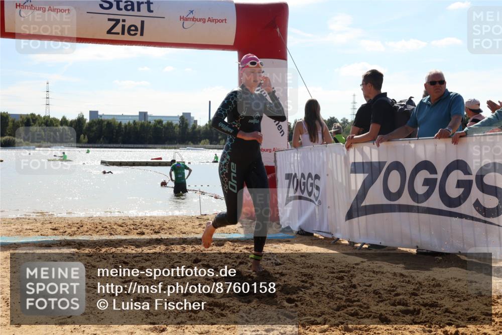 07.09.2025 - 19. Norderstedt Triathlon Luisa Fischer http://msf.ph/oto/8760158 07.09.2025 14:13:28 Schwimmen 449, 1404 meine-sportfotos.de
