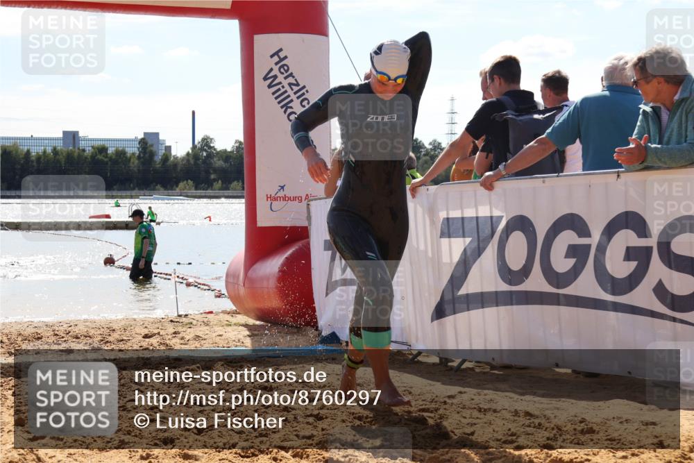 07.09.2025 - 19. Norderstedt Triathlon Luisa Fischer http://msf.ph/oto/8760297 07.09.2025 14:15:01 Schwimmen 917 meine-sportfotos.de