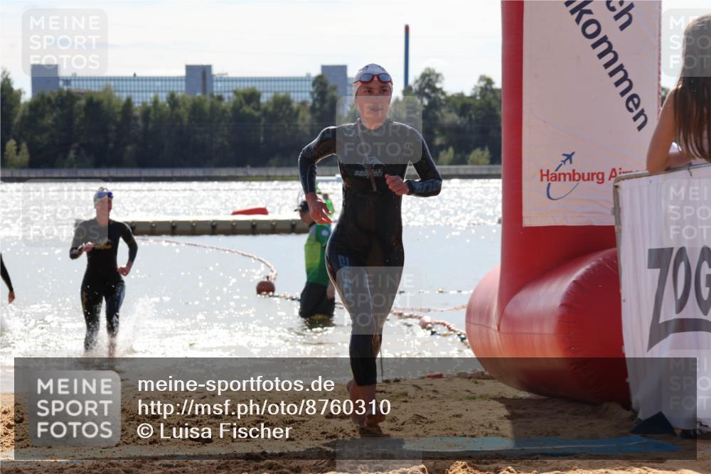 07.09.2025 - 19. Norderstedt Triathlon Luisa Fischer http://msf.ph/oto/8760310 07.09.2025 14:15:11 Schwimmen 452, 478, 917, 1414 meine-sportfotos.de