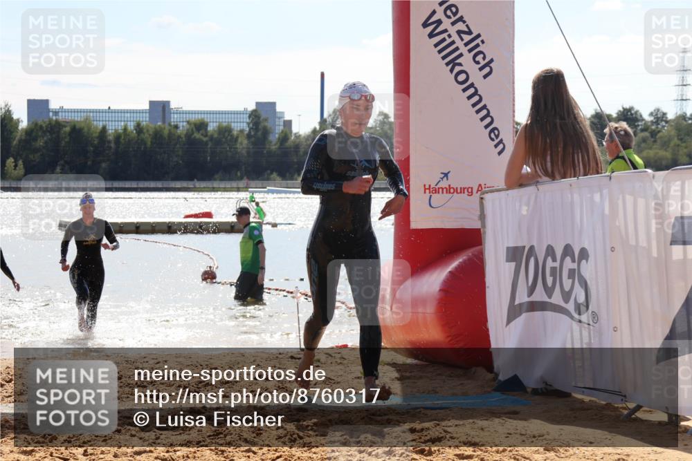 07.09.2025 - 19. Norderstedt Triathlon Luisa Fischer http://msf.ph/oto/8760317 07.09.2025 14:15:11 Schwimmen 452, 478, 917, 1414 meine-sportfotos.de