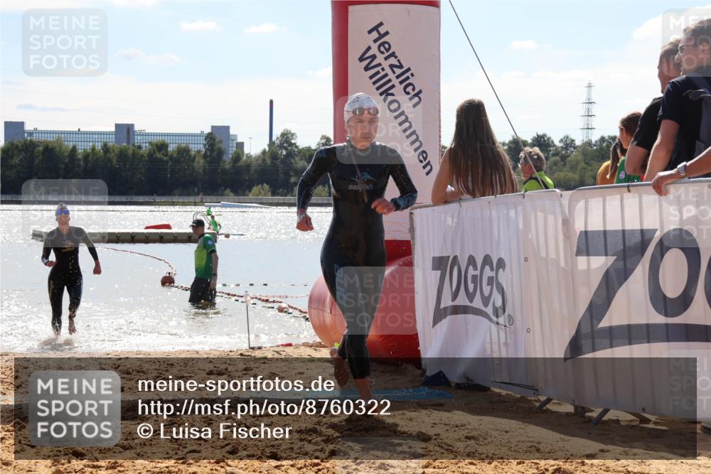 07.09.2025 - 19. Norderstedt Triathlon Luisa Fischer http://msf.ph/oto/8760322 07.09.2025 14:15:11 Schwimmen 452, 478, 917, 1414 meine-sportfotos.de