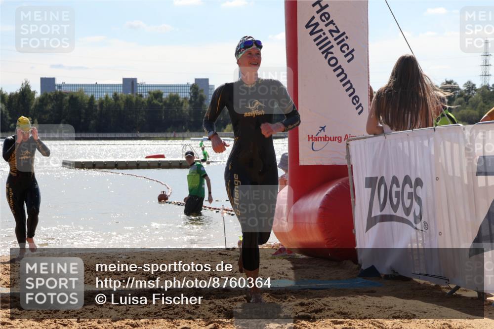 07.09.2025 - 19. Norderstedt Triathlon Luisa Fischer http://msf.ph/oto/8760364 07.09.2025 14:15:15 Schwimmen 452, 478, 1414 meine-sportfotos.de