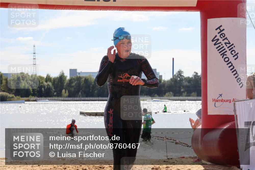 07.09.2025 - 19. Norderstedt Triathlon Luisa Fischer http://msf.ph/oto/8760467 07.09.2025 14:16:05 Schwimmen 444, 479, 1506 meine-sportfotos.de