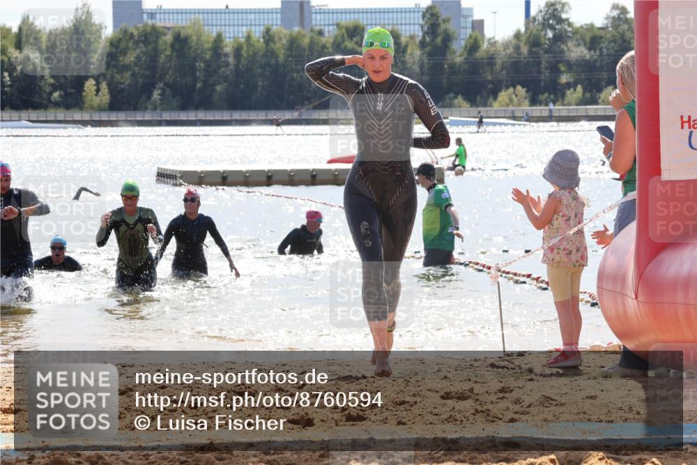 07.09.2025 - 19. Norderstedt Triathlon Luisa Fischer http://msf.ph/oto/8760594 07.09.2025 14:17:20 Schwimmen 473, 1491, 1496 meine-sportfotos.de