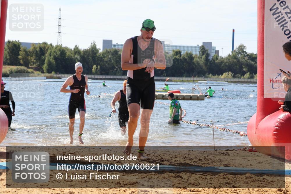 07.09.2025 - 19. Norderstedt Triathlon Luisa Fischer http://msf.ph/oto/8760621 07.09.2025 12:07:10 Schwimmen 188, 283, 288, 308, 783, 814 meine-sportfotos.de
