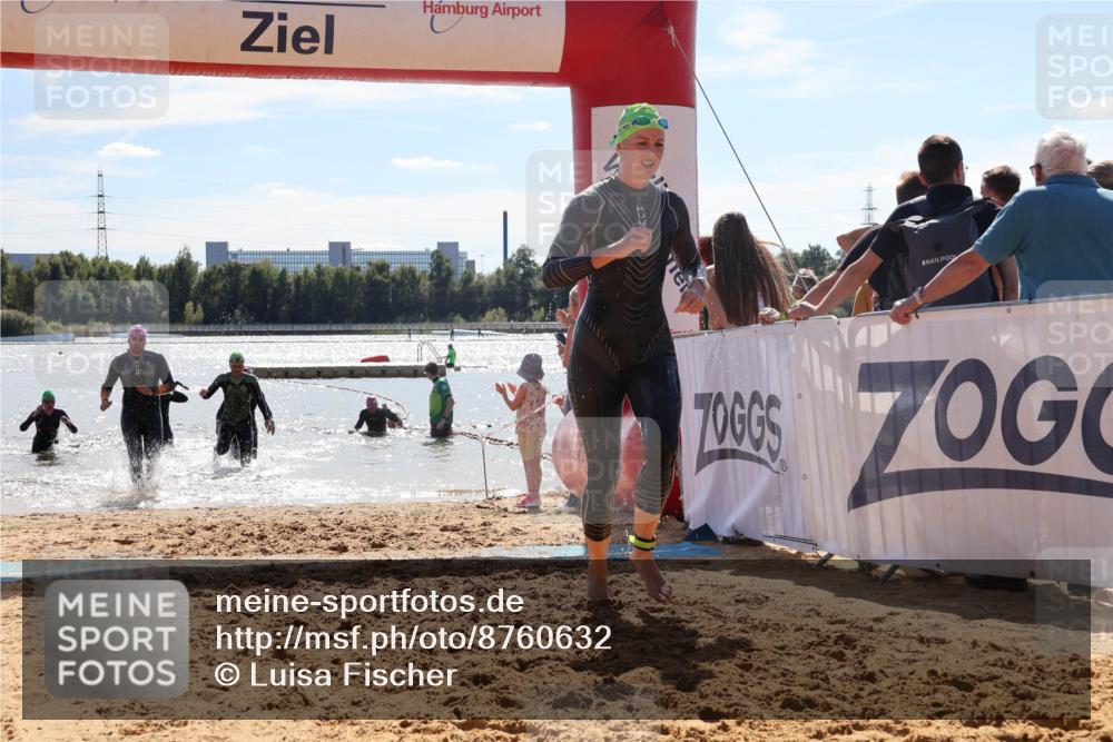 07.09.2025 - 19. Norderstedt Triathlon Luisa Fischer http://msf.ph/oto/8760632 07.09.2025 14:17:22 Schwimmen 447, 473, 1491, 1496 meine-sportfotos.de