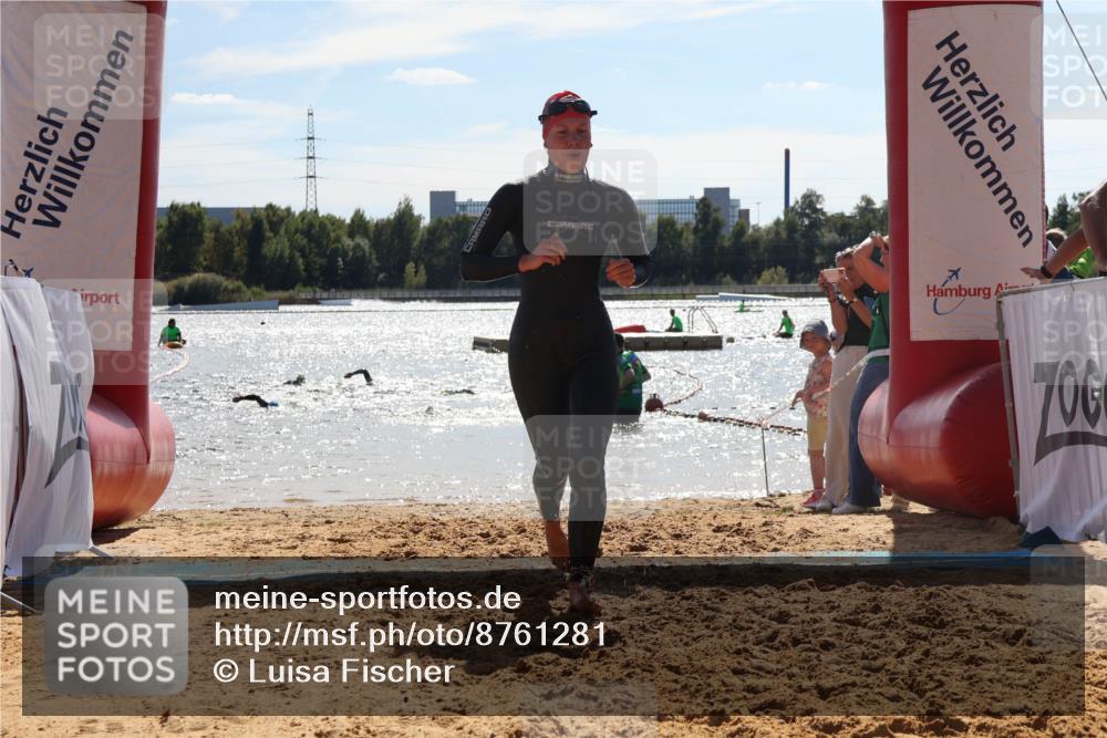 07.09.2025 - 19. Norderstedt Triathlon Luisa Fischer http://msf.ph/oto/8761281 07.09.2025 14:19:29 Schwimmen 377, 399, 1511 meine-sportfotos.de