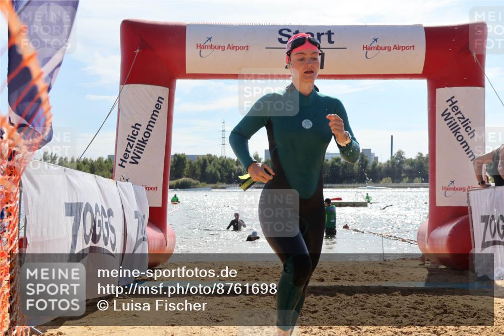 07.09.2025 - 19. Norderstedt Triathlon Luisa Fischer http://msf.ph/oto/8761698 07.09.2025 14:21:45 Schwimmen 365, 430 meine-sportfotos.de