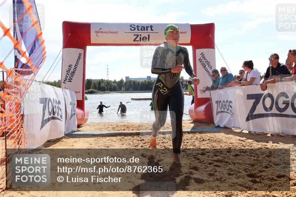 07.09.2025 - 19. Norderstedt Triathlon Luisa Fischer http://msf.ph/oto/8762365 07.09.2025 14:26:44 Schwimmen 448, 1488, 1495 meine-sportfotos.de