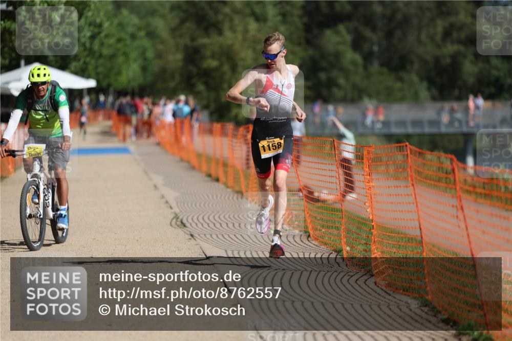 07.09.2025 - 19. Norderstedt Triathlon Michael Strokosch http://msf.ph/oto/8762557 07.09.2025 11:28:12 Laufen 1158 meine-sportfotos.de
