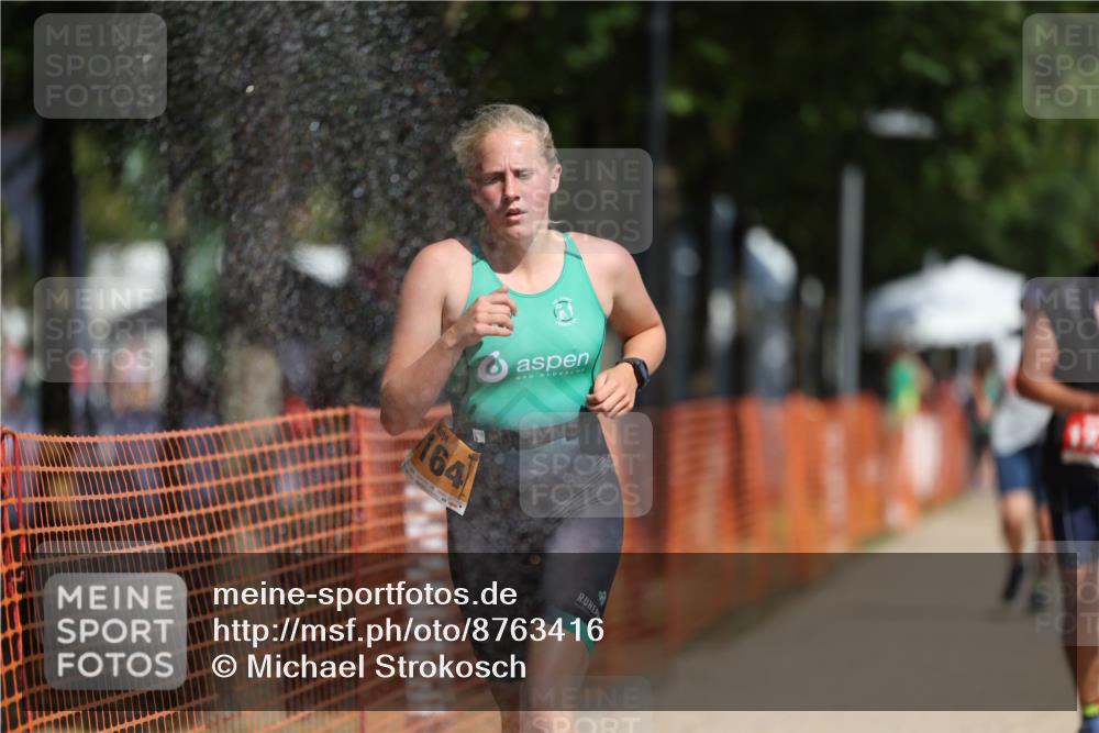 07.09.2025 - 19. Norderstedt Triathlon Michael Strokosch http://msf.ph/oto/8763416 07.09.2025 12:10:16 Laufen 826, 1164, 1279 meine-sportfotos.de