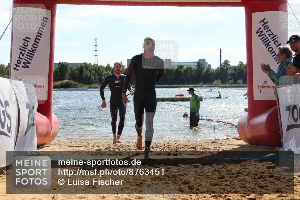 07.09.2025 - 19. Norderstedt Triathlon Luisa Fischer http://msf.ph/oto/8763451 07.09.2025 14:58:32 Schwimmen 403, 414, 951, 1429, 1513 meine-sportfotos.de
