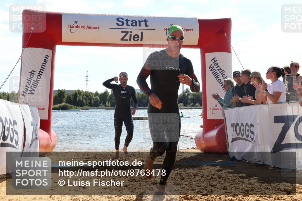 07.09.2025 - 19. Norderstedt Triathlon Luisa Fischer http://msf.ph/oto/8763478 07.09.2025 14:58:33 Schwimmen 403, 414, 951, 1429, 1513 meine-sportfotos.de
