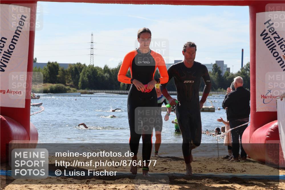 07.09.2025 - 19. Norderstedt Triathlon Luisa Fischer http://msf.ph/oto/8764177 07.09.2025 12:31:06 Schwimmen 166, 209, 1344 meine-sportfotos.de