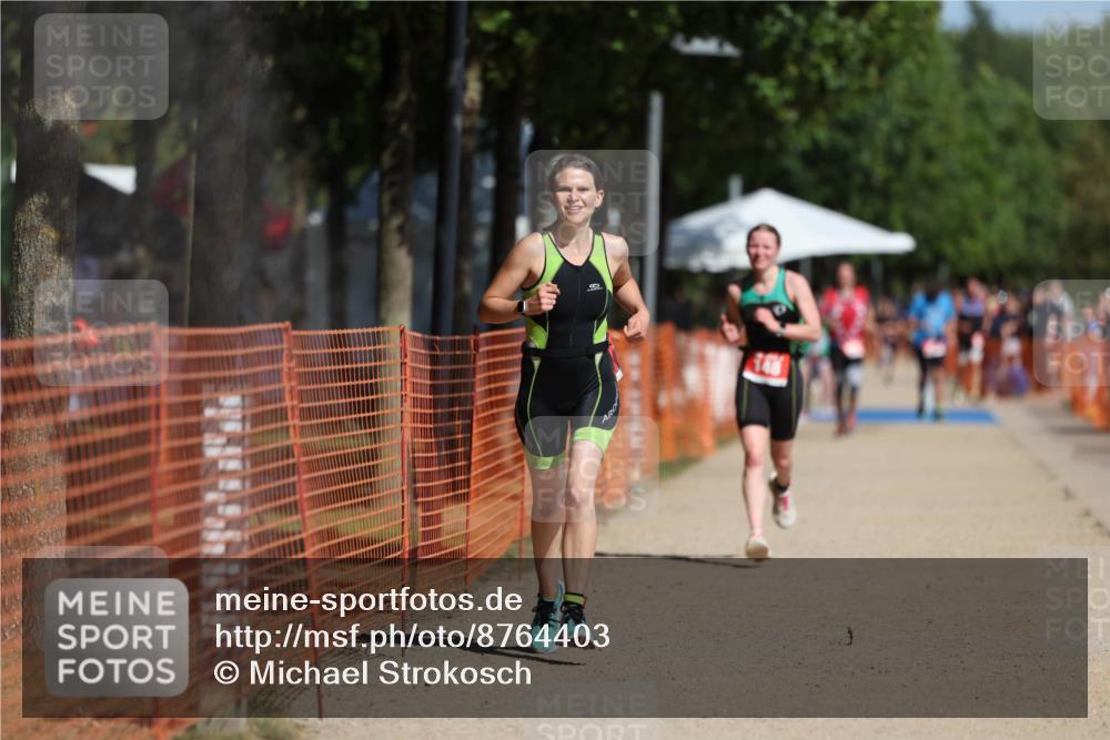 07.09.2025 - 19. Norderstedt Triathlon Michael Strokosch http://msf.ph/oto/8764403 07.09.2025 12:12:26 Laufen 148, 778 meine-sportfotos.de