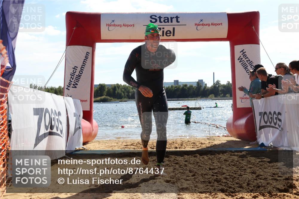07.09.2025 - 19. Norderstedt Triathlon Luisa Fischer http://msf.ph/oto/8764437 07.09.2025 15:03:29 Schwimmen 927, 1409, 1415 meine-sportfotos.de