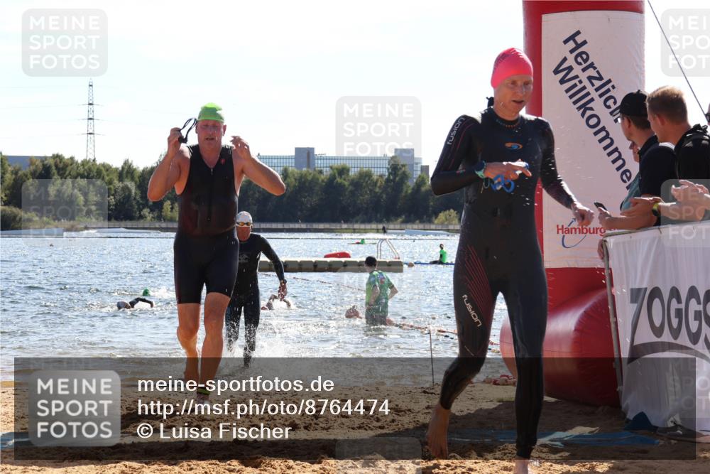 07.09.2025 - 19. Norderstedt Triathlon Luisa Fischer http://msf.ph/oto/8764474 07.09.2025 15:03:42 Schwimmen 1435, 1533, 1534 meine-sportfotos.de
