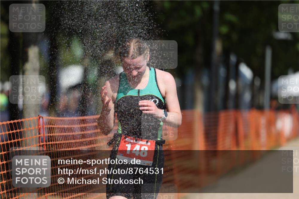 07.09.2025 - 19. Norderstedt Triathlon Michael Strokosch http://msf.ph/oto/8764531 07.09.2025 12:12:32 Laufen 148, 778 meine-sportfotos.de