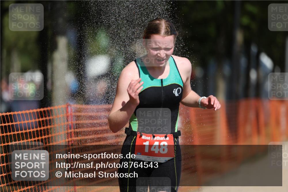 07.09.2025 - 19. Norderstedt Triathlon Michael Strokosch http://msf.ph/oto/8764543 07.09.2025 12:12:32 Laufen 148, 778 meine-sportfotos.de