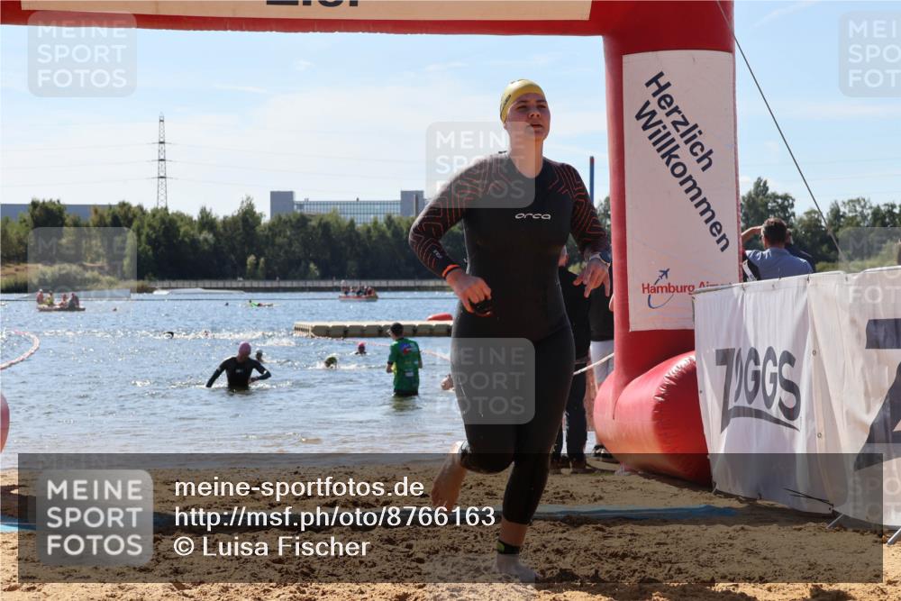 07.09.2025 - 19. Norderstedt Triathlon Luisa Fischer http://msf.ph/oto/8766163 07.09.2025 12:37:50 Schwimmen 341, 358, 360 meine-sportfotos.de
