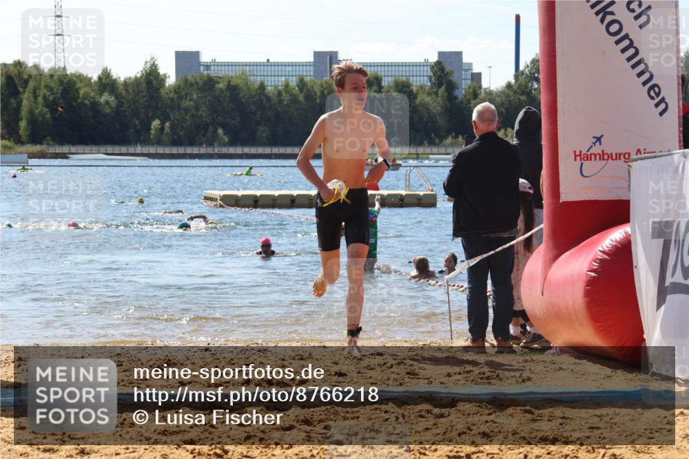 07.09.2025 - 19. Norderstedt Triathlon Luisa Fischer http://msf.ph/oto/8766218 07.09.2025 12:38:16 Schwimmen 298, 316, 357 meine-sportfotos.de