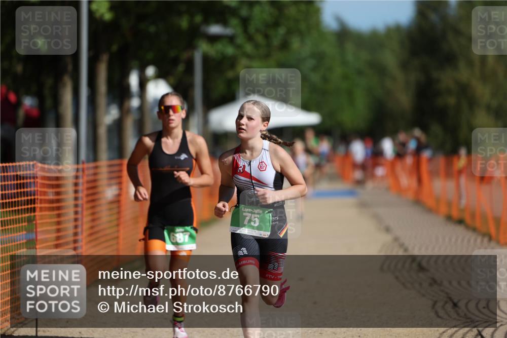 07.09.2025 - 19. Norderstedt Triathlon Michael Strokosch http://msf.ph/oto/8766790 07.09.2025 10:50:57 Laufen 75, 687 meine-sportfotos.de