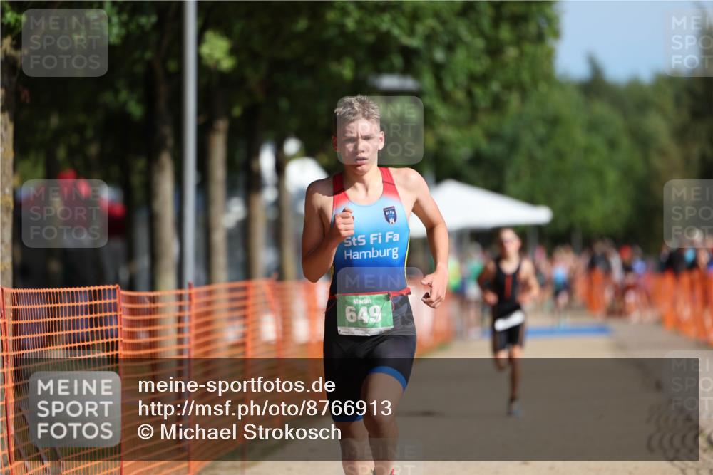07.09.2025 - 19. Norderstedt Triathlon Michael Strokosch http://msf.ph/oto/8766913 07.09.2025 10:51:17 Laufen 68, 649 meine-sportfotos.de