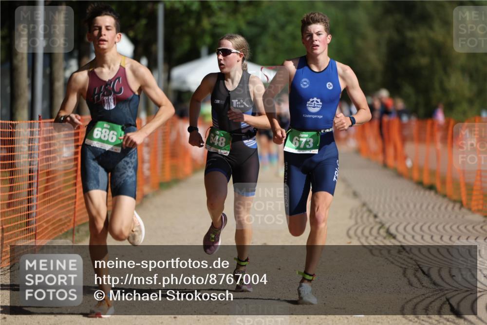 07.09.2025 - 19. Norderstedt Triathlon Michael Strokosch http://msf.ph/oto/8767004 07.09.2025 10:51:35 Laufen 56, 648, 673, 686, 1146 meine-sportfotos.de