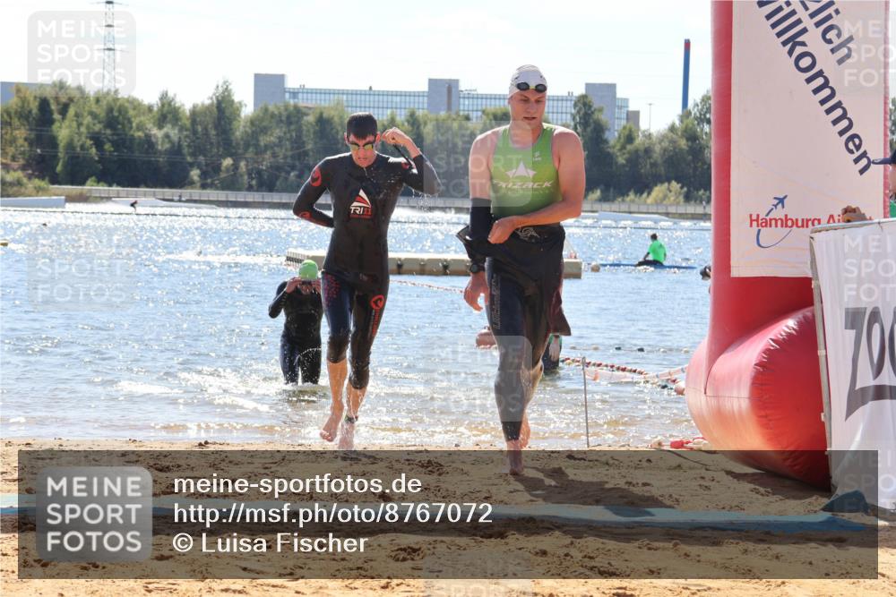 07.09.2025 - 19. Norderstedt Triathlon Luisa Fischer http://msf.ph/oto/8767072 07.09.2025 13:24:34 Schwimmen 997, 1003, 1007 meine-sportfotos.de
