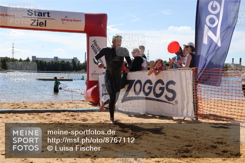 07.09.2025 - 19. Norderstedt Triathlon Luisa Fischer http://msf.ph/oto/8767112 07.09.2025 13:24:40 Schwimmen 997, 1003, 1007 meine-sportfotos.de