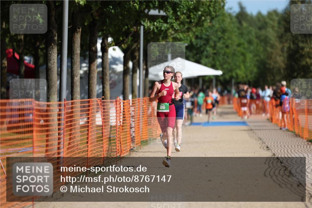 07.09.2025 - 19. Norderstedt Triathlon Michael Strokosch http://msf.ph/oto/8767147 07.09.2025 10:52:13 Laufen 86 meine-sportfotos.de