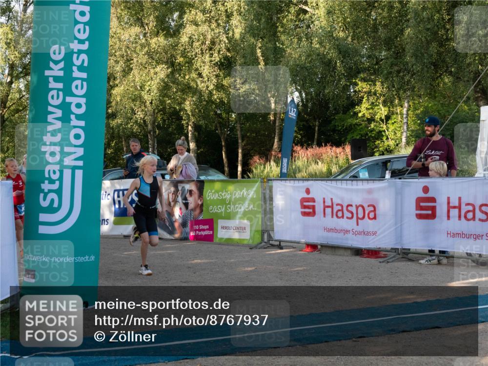 07.09.2025 - 19. Norderstedt Triathlon Zöllner http://msf.ph/oto/8767937 07.09.2025 09:12:32 Ziel 46, 50, 53 meine-sportfotos.de