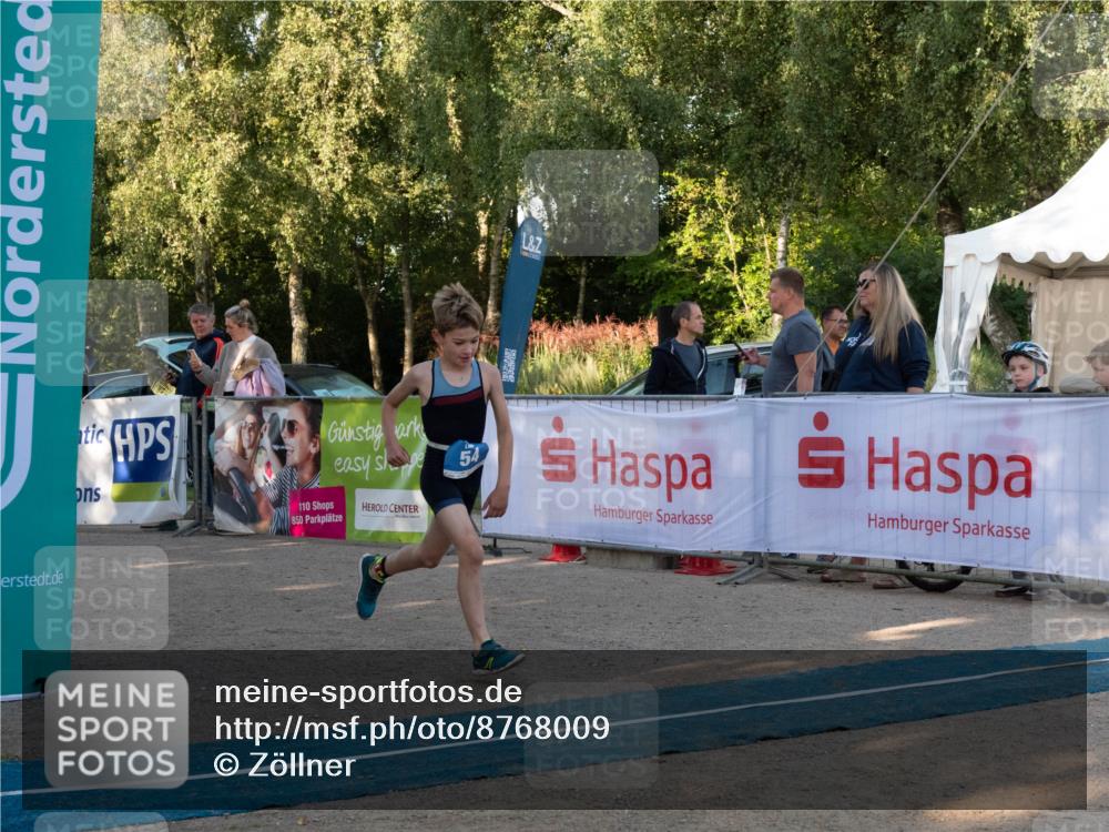 07.09.2025 - 19. Norderstedt Triathlon Zöllner http://msf.ph/oto/8768009 07.09.2025 09:13:43 Ziel 25, 54 meine-sportfotos.de