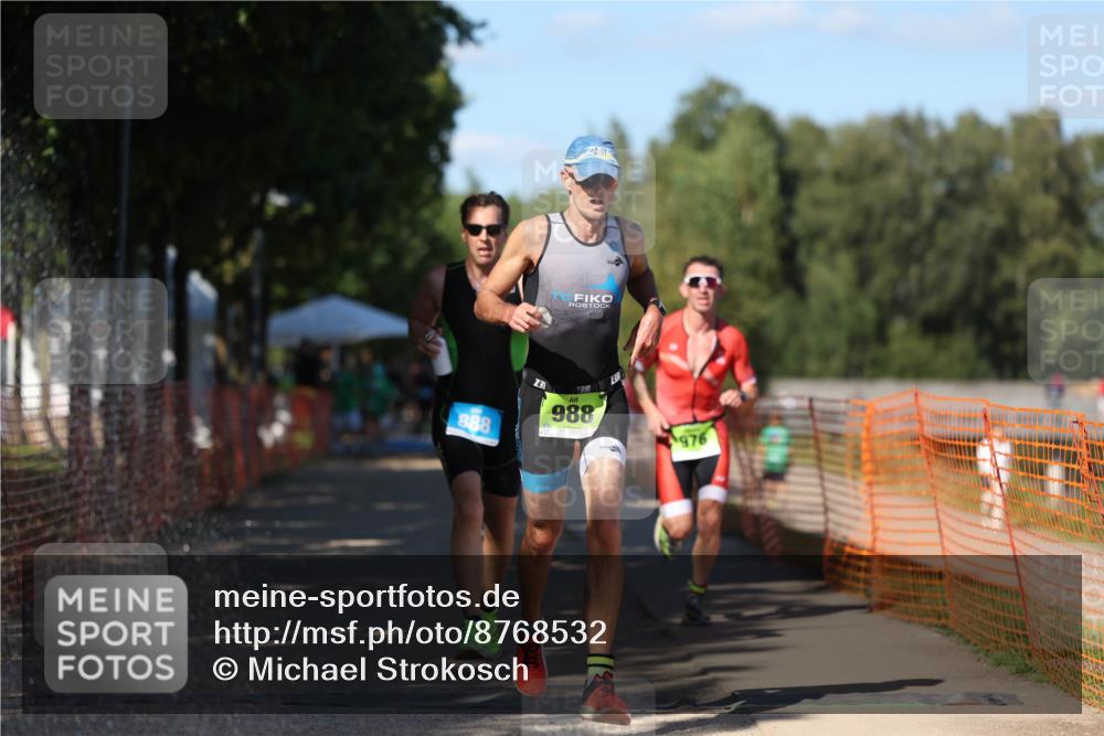 07.09.2025 - 19. Norderstedt Triathlon Michael Strokosch http://msf.ph/oto/8768532 07.09.2025 15:23:39 Laufen 888 meine-sportfotos.de