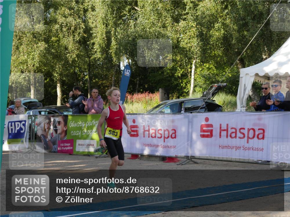 07.09.2025 - 19. Norderstedt Triathlon Zöllner http://msf.ph/oto/8768632 07.09.2025 09:45:30 Ziel 583 meine-sportfotos.de