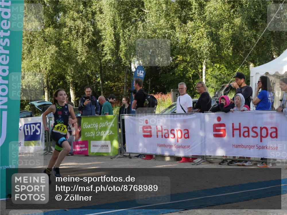 07.09.2025 - 19. Norderstedt Triathlon Zöllner http://msf.ph/oto/8768989 07.09.2025 09:49:16 Ziel 617 meine-sportfotos.de