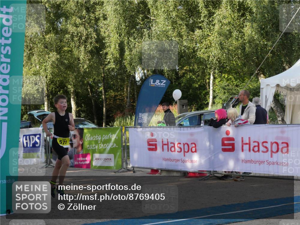 07.09.2025 - 19. Norderstedt Triathlon Zöllner http://msf.ph/oto/8769405 07.09.2025 09:54:59 Ziel 571 meine-sportfotos.de