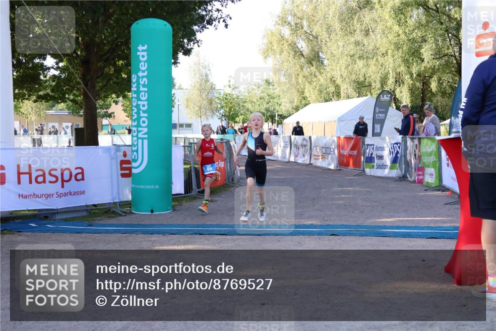 07.09.2025 - 19. Norderstedt Triathlon Zöllner http://msf.ph/oto/8769527 07.09.2025 09:12:32 Ziel 46, 50 meine-sportfotos.de