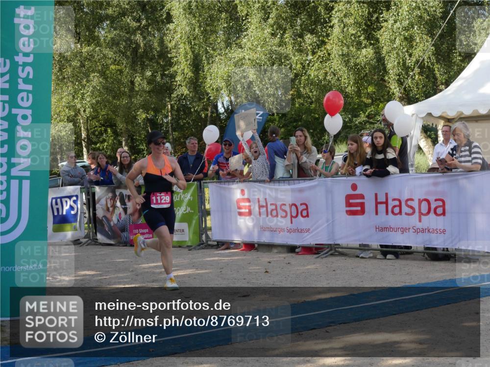 07.09.2025 - 19. Norderstedt Triathlon Zöllner http://msf.ph/oto/8769713 07.09.2025 10:47:45 Ziel 1129 meine-sportfotos.de